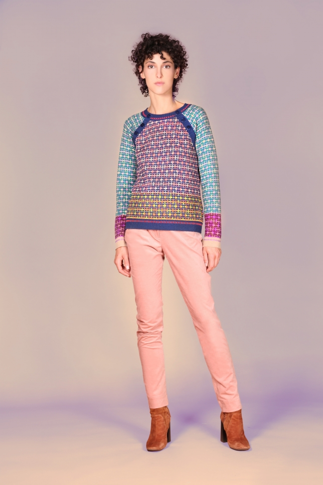 Pantalon cigarette GEORGE Rose