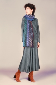 Pleated skirt IRIS Steel