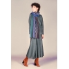 Pleated skirt IRIS Steel