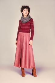 Pleated skirt IRIS Cinnamon
