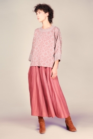 Pleated skirt IRIS Cinnamon
