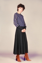 Pleated skirt IRIS Black
