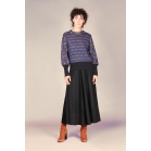 Pleated skirt IRIS Black