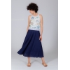 Pleated skirt RIFF navy