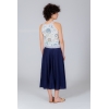 Pleated skirt RIFF navy