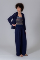 Open cardigan RIFF navy