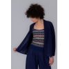 Open cardigan RIFF navy