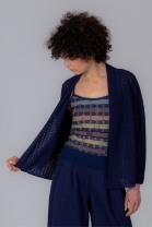 Open cardigan RIFF navy