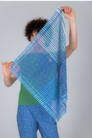 Bandana GINGHAM bleu