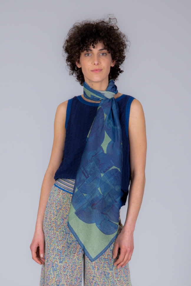 Foulard MOVE bleu