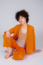Open cardigan RIFF orange