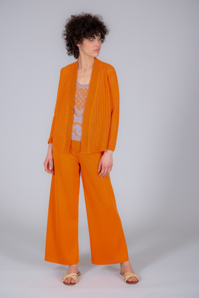 Open cardigan RIFF orange