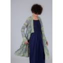 Long open cardigan SPACE blue