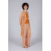 Long open cardigan SPACE orange