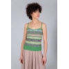 Cami top TASTO green