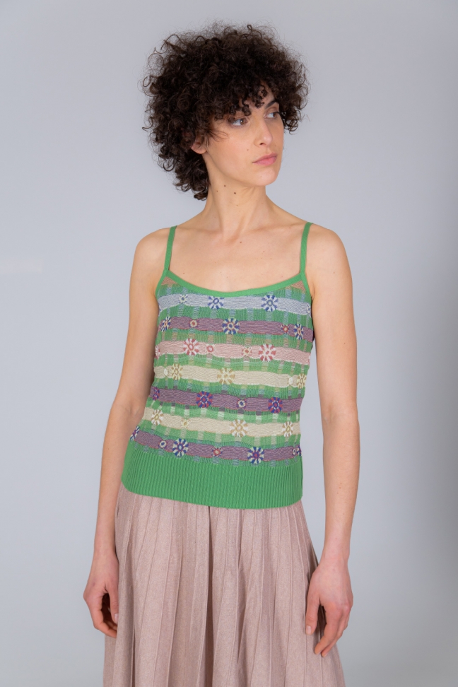 Cami top TASTO green