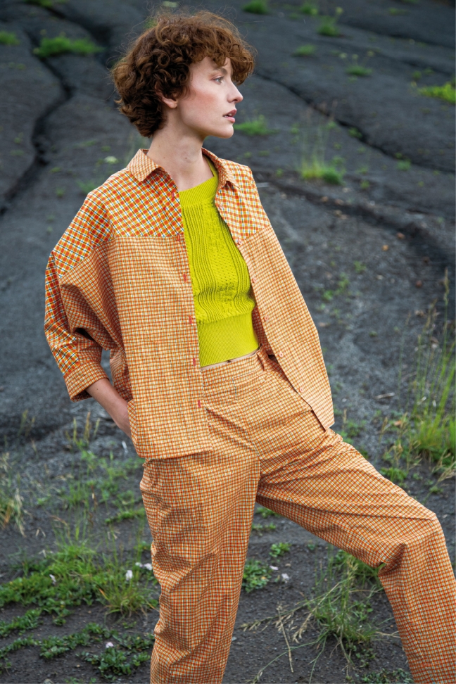 Shirt GINGHAM orange