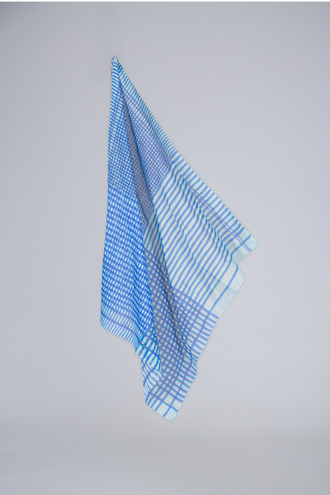 Bandana GINGHAM blue