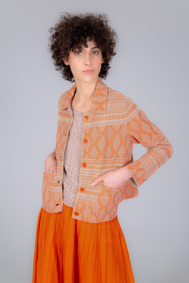 Veste CANVAS orange