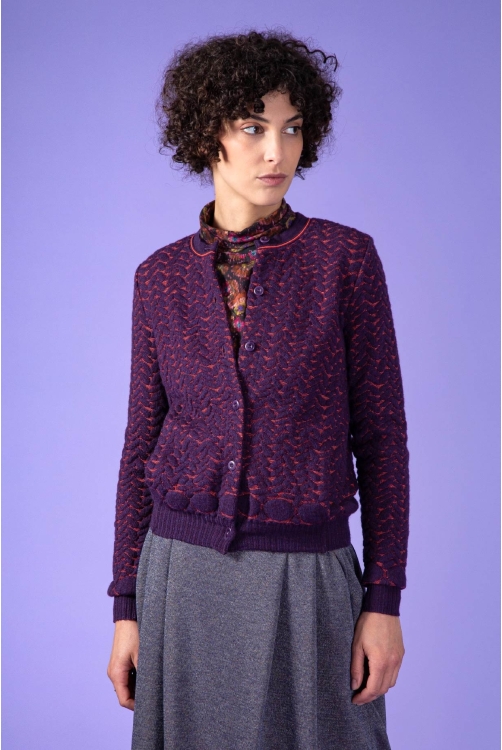 Cardigan STITCH Burgundy Cardigan STITCH Burgundy