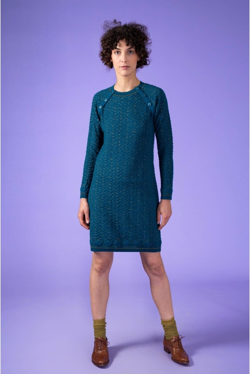 Robe STITCH Pétrole Robe STITCH Pétrole