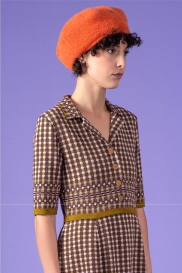 Beret SOUFFLE orange