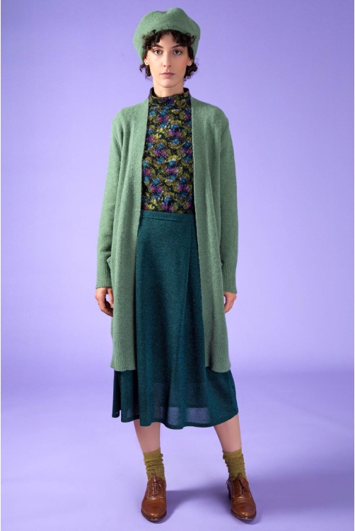 Long open cardigan SOUFFLE Green Long open cardigan SOUFFLE Green