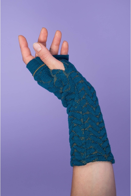 Mittens STITCH Petrol Mittens STITCH Petrol