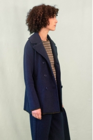 Reefer Coat KENT Navy
