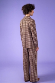 Veste Check Bronze