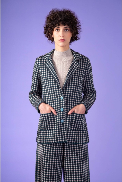 Veste Check Bronze