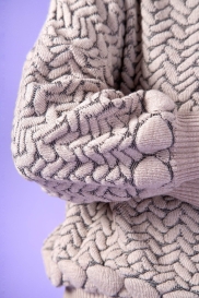 Pull large STITCH Beige