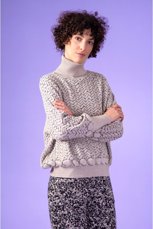Pull large STITCH Beige Pull large STITCH Beige