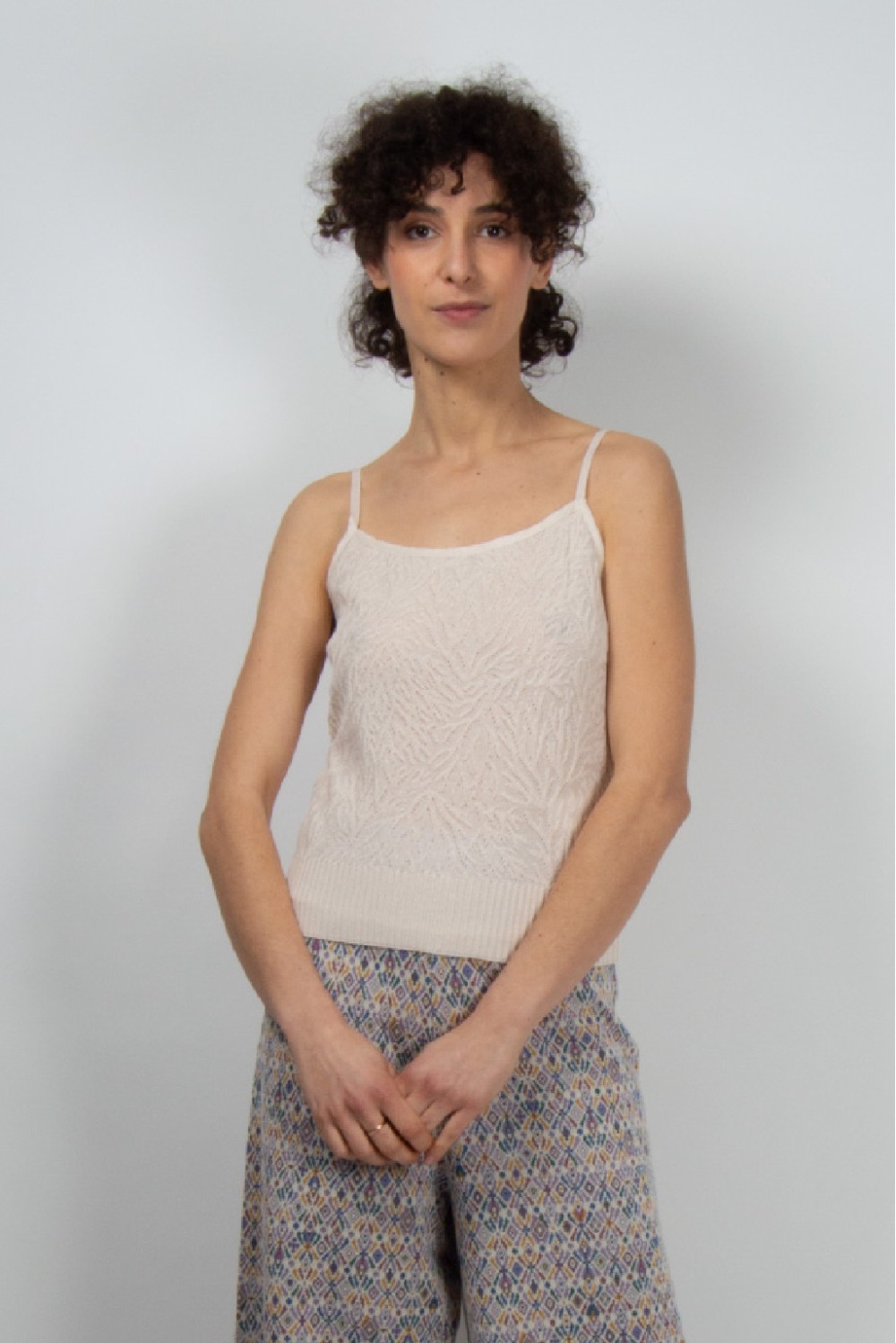Cami-top BREEZE pearl
