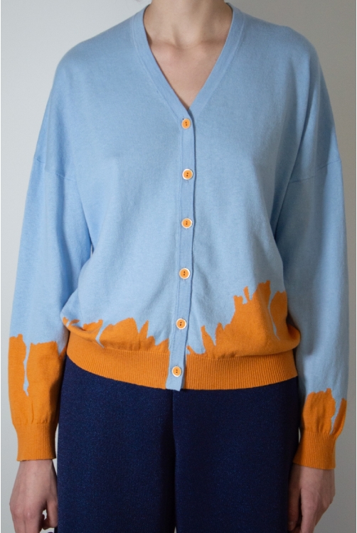 Cardigan CALENDULA ciel Cardigan CALENDULA ciel