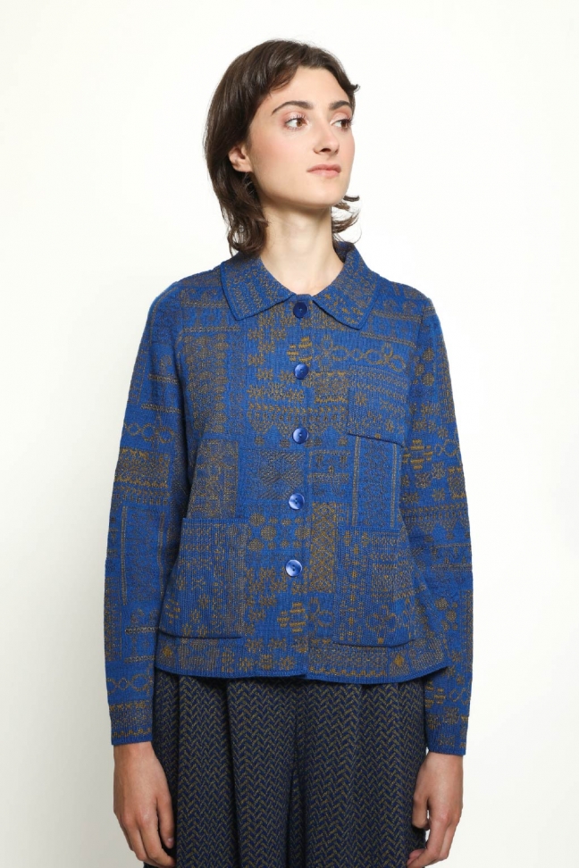 Veste BORDER bleu