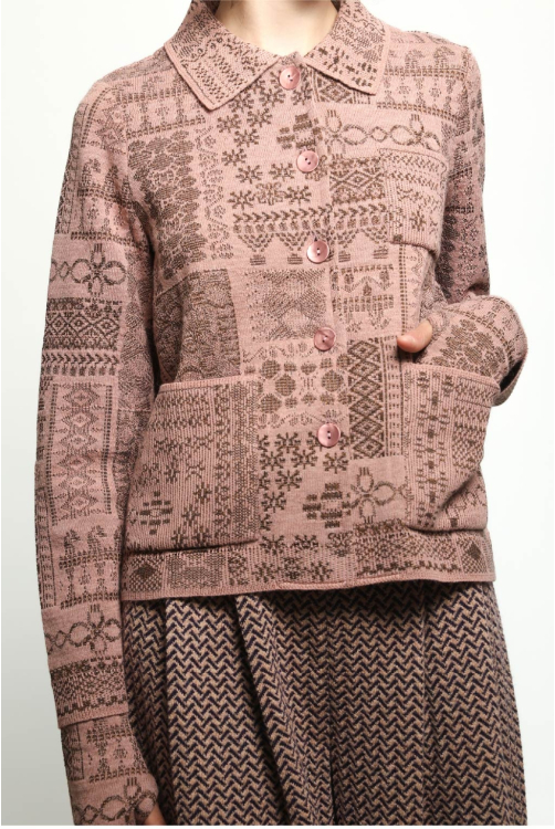 Jacket Border Jacket BORDER nude