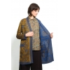 Gilet Long BORDER bleu