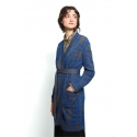 Gilet Long BORDER bleu