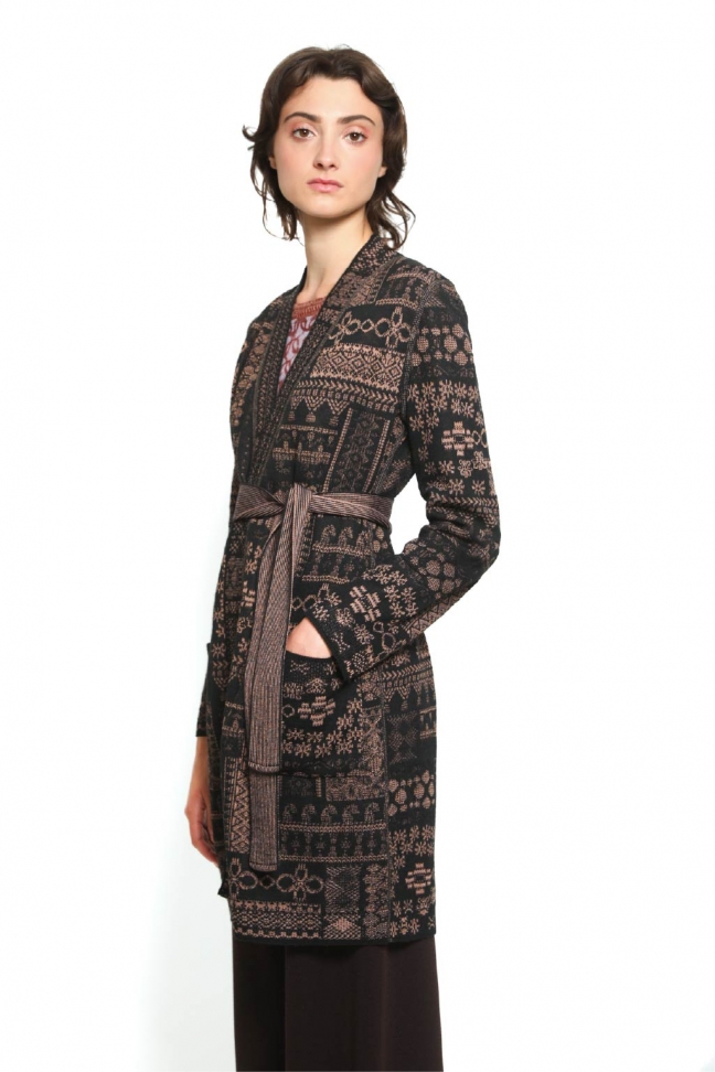 Gilet Long BORDER noir
