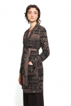 Gilet Long BORDER noir