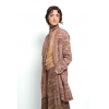 Gilet Long BORDER nude