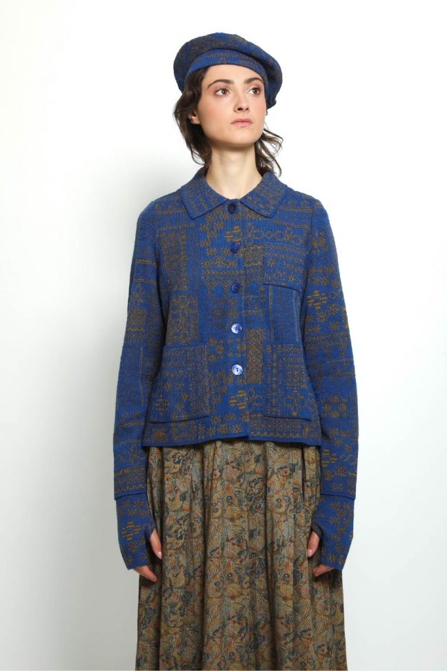 Beret BORDER bleu