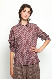 Chemise BOUCLE mauve