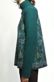 Large sweater BROCELIANDE green