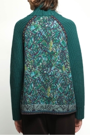 Large sweater BROCELIANDE green