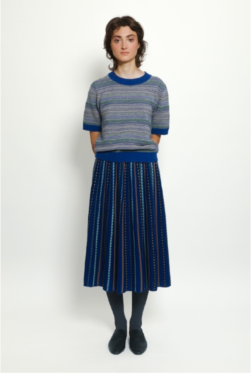 Skirt BROCELIANDE blue