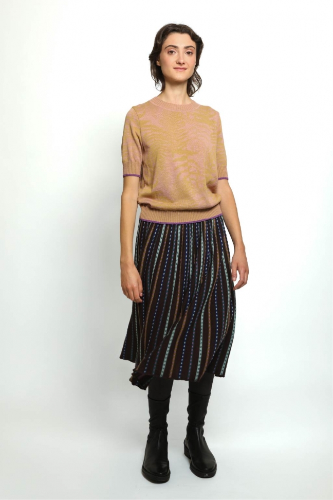Skirt BROCELIANDE chocolate