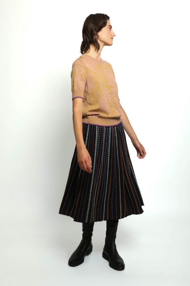 Skirt BROCELIANDE chocolate