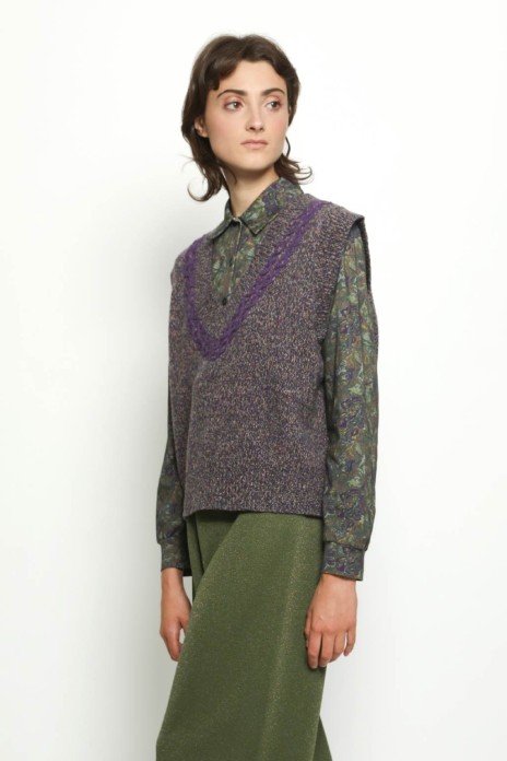 Top CORNELIE purple